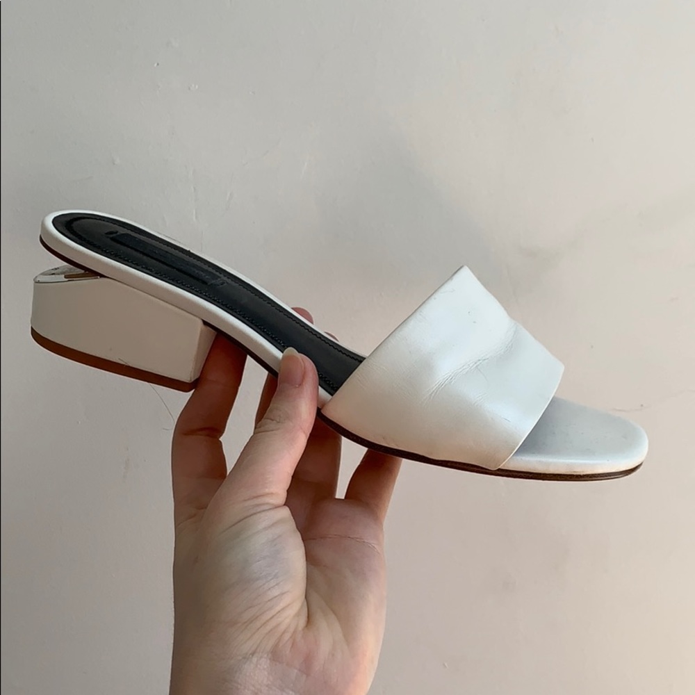 Alexander Wang Abby Sandals in Milk sz 38